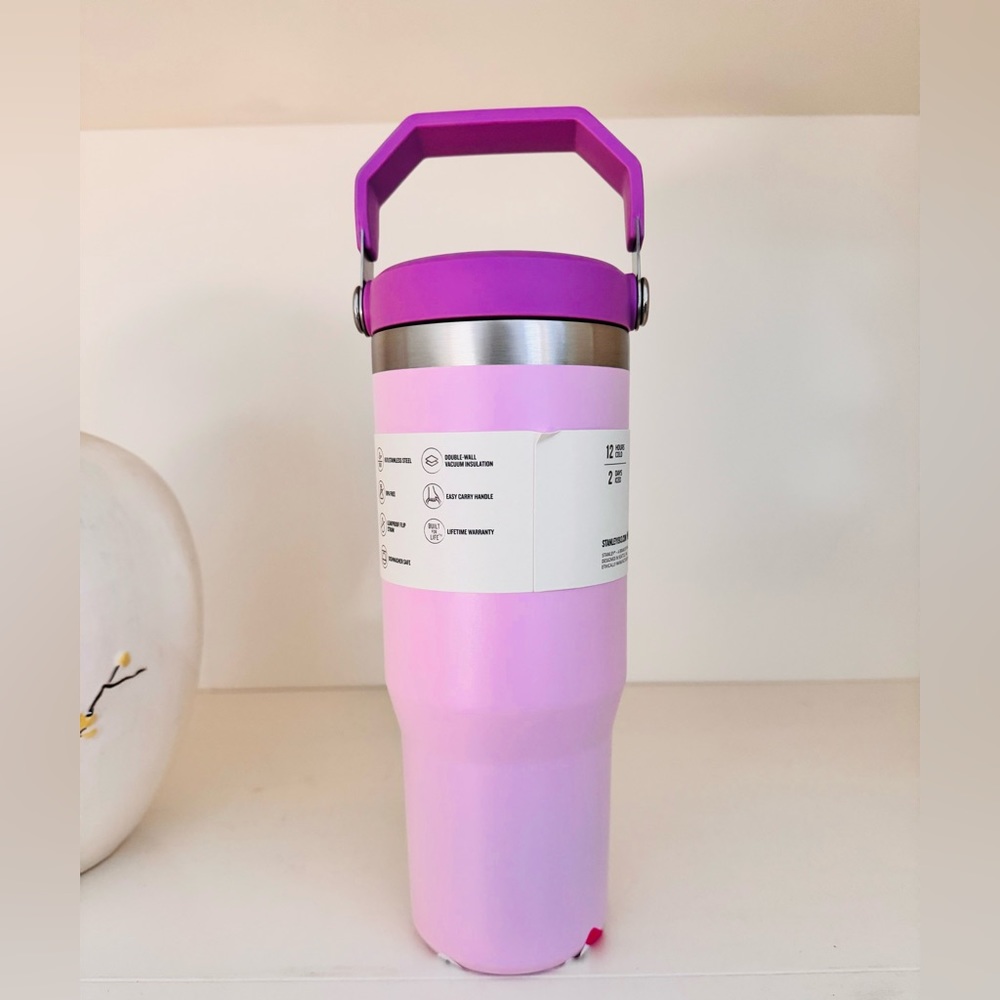 🎉LAST PIECE🎉NWT Stanley‎ Iceflow Flip Straw 30 oz Tumbler Tulle - Picture 6 of 12